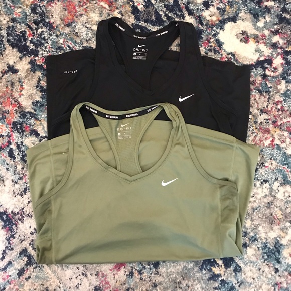 BUNDLED 2 Nike Dri-Fit Racer Back Tanks - Picture 2 of 6